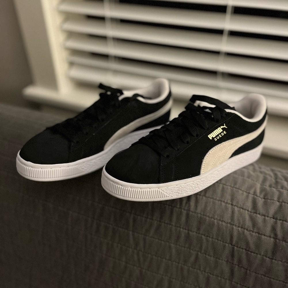 Puma Black and White Sneakers